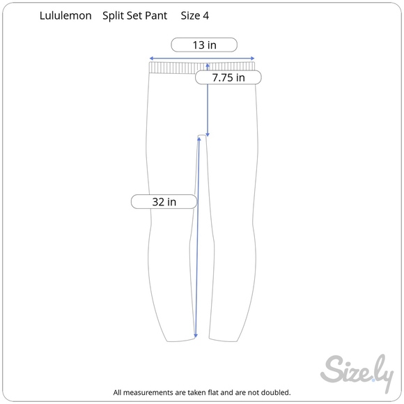 [Lululemon] Limitless Blue Split Set Pants - Picture 8 of 8